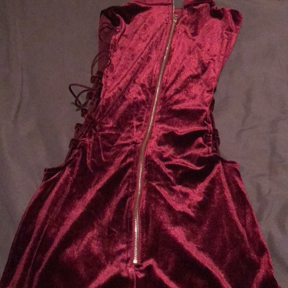 Velvet mini dress - Picture 3 of 3